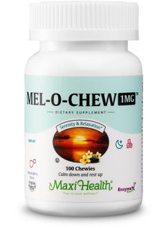 Maxi-Health Research Mel-O-Chew Chewable Melatonin - 100 Chews, 2 pack - pzsku/Z92DDBD1204E78CD95B18Z/45/_/1739882684/223bd5dd-b7c4-4368-ba75-bcd4ec234089