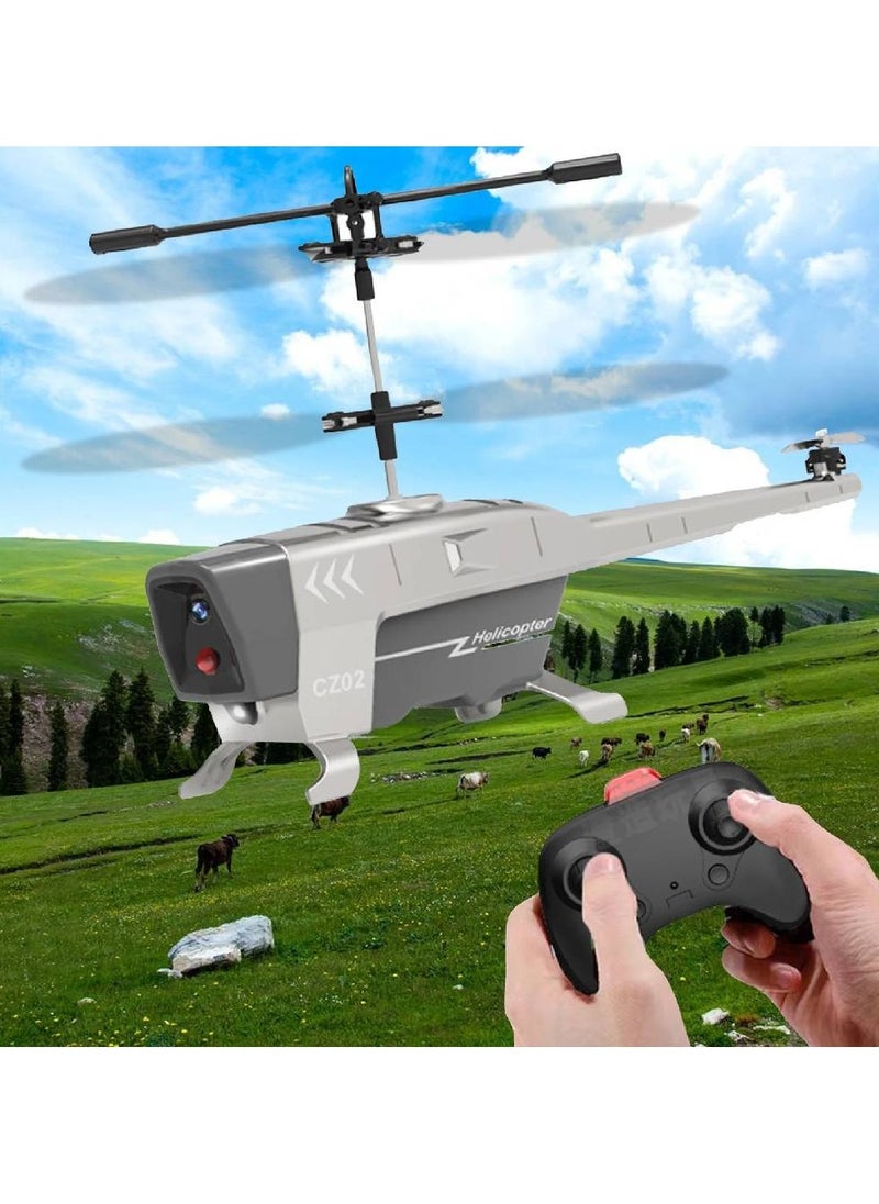 Remote Control Helicopter Kids Toys,3.5 Channel 2.4GHz Aircraft with Intelligent Obstacle Avoidance,One Key take Off Landing,LED Light,Stable Flight & Easy Control, Birthday Present for Boys Girls  - Image 2