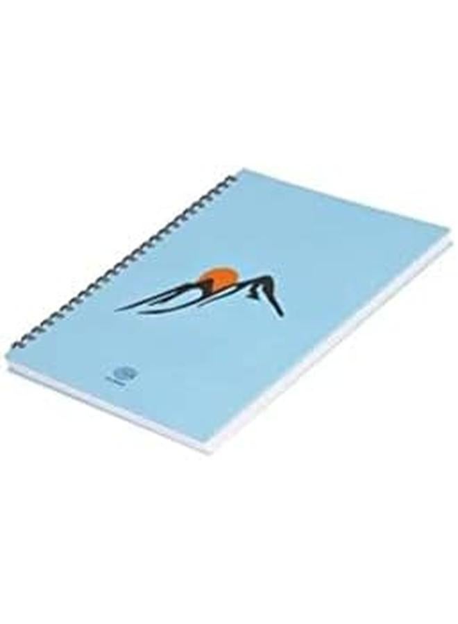 FIS Fsnbs971902 Spiral Hard Cover Single Line 100 Sheets Notebook 5 Pieces 9 Inch X 7 Inch Size - Image 2