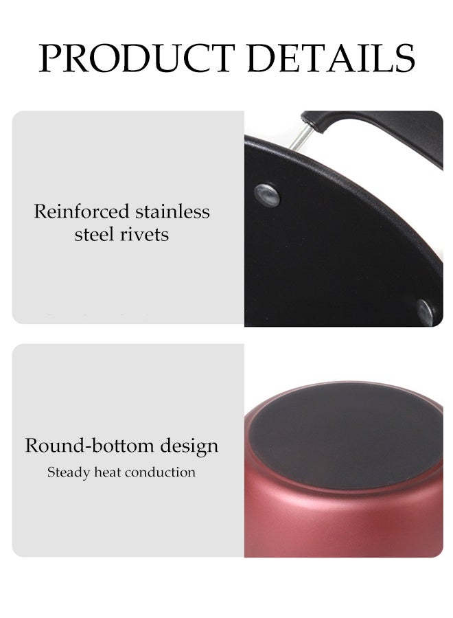 Multifunctional Soup Pot ,Non-Stick Cooking Pot with Glass Lid and  Double Handle,Bottom Heat Resistant - Image 4