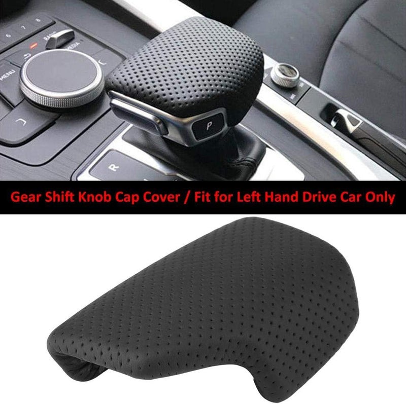 EVGATSAUTO Black LHD Gear Shift Knob Cover for Audi A4 A5 Q5 Q7 - Image 3