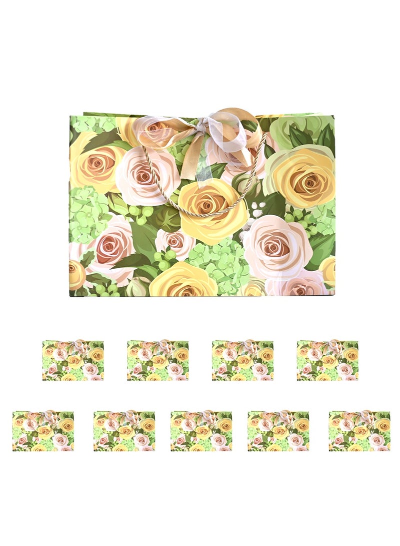 Via Saffi Gift Bags 20 Piece Set - 36x12x24cm Premium Party Favor Bags for Birthday, Wedding,Holidays - Bulk Gift Packaging with Handles＆Ribbon,Kraft Gift Bags - Image 1