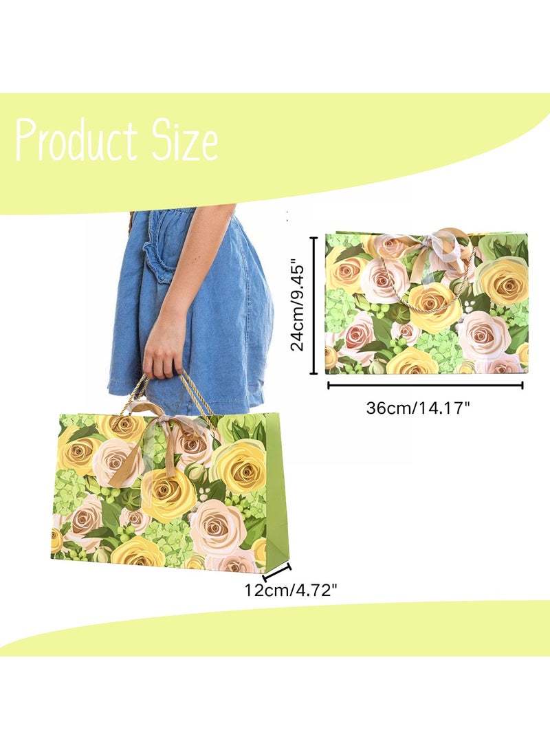 Via Saffi Gift Bags 20 Piece Set - 36x12x24cm Premium Party Favor Bags for Birthday, Wedding,Holidays - Bulk Gift Packaging with Handles＆Ribbon,Kraft Gift Bags - Image 2