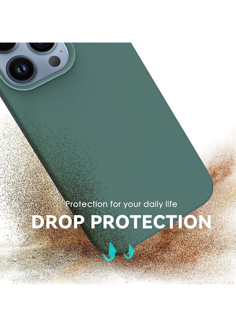 Raxoom Liquid Silicone Shockproof Protective Case with Soft Microfiber Lining for iPhone 14 Pro Max - Image 2