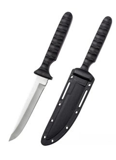 Browning Knife Outdoor Knife Portable Outdoor Straight Knife Outdoor Knife Secondary Edge ABS Handle - Black  - Image 1