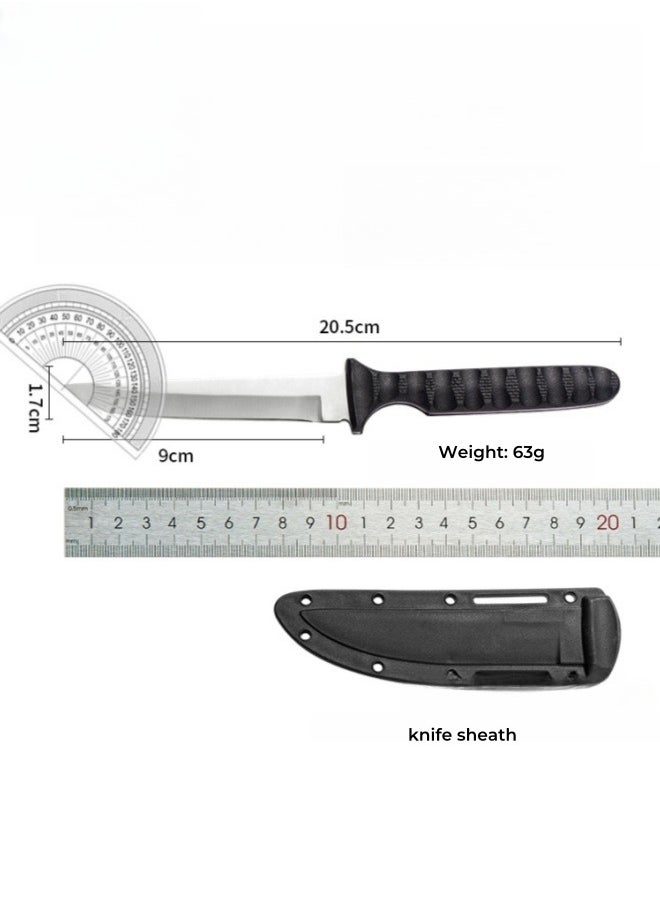 Browning - Knife Outdoor Knife Portable Outdoor Straight Knife Outdoor Knife Secondary Edge ABS Handle - Black - Image 1