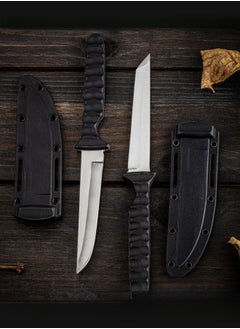 Browning Knife Outdoor Knife Portable Outdoor Straight Knife Outdoor Knife Secondary Edge ABS Handle - Black  - Image 5