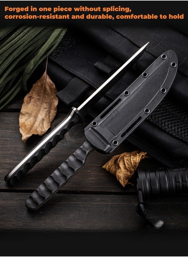 Browning - Knife Outdoor Knife Portable Outdoor Straight Knife Outdoor Knife Secondary Edge ABS Handle - Black - Image 1