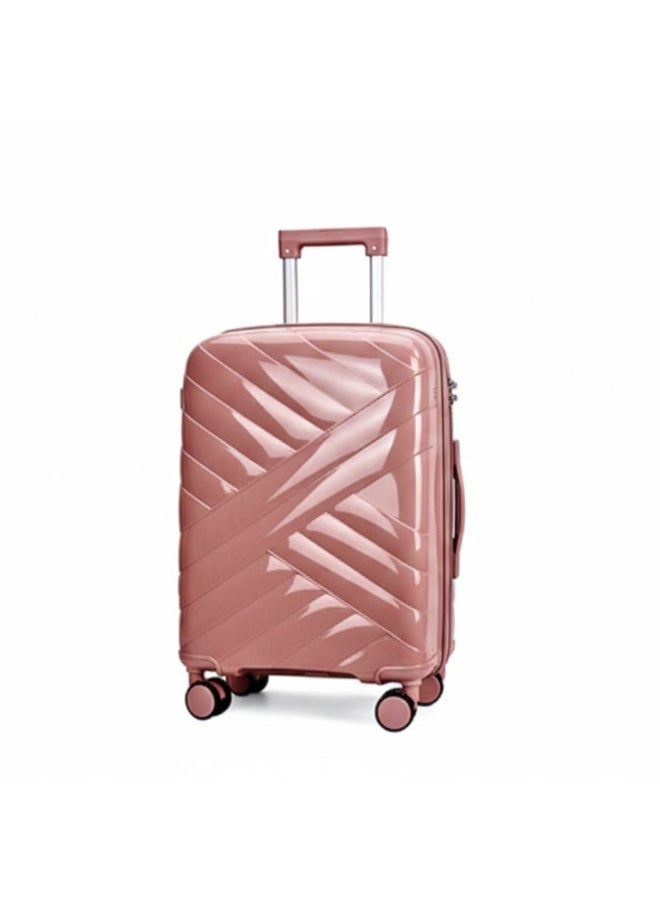 طقم حقائب سفر صلبة الجوانب من البولي بروبيلين مكون من 3 قطع - حقائب سفر خفيفة الوزن بعجلات دوارة بزاوية 360 درجة | حقائب ترولي متينة لسفر آمن (صغيرة، متوسطة، كبيرة) - Image 2