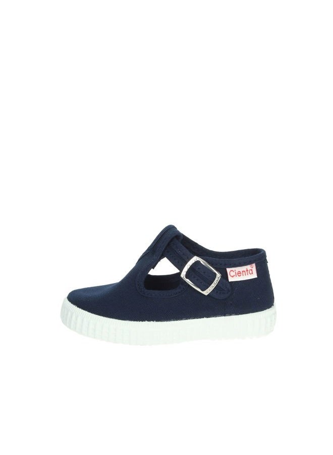 Cienta 51000 T-Strap Fashion Sneaker, Navy, 19 EU/3.5 M US Toddler - Image 1