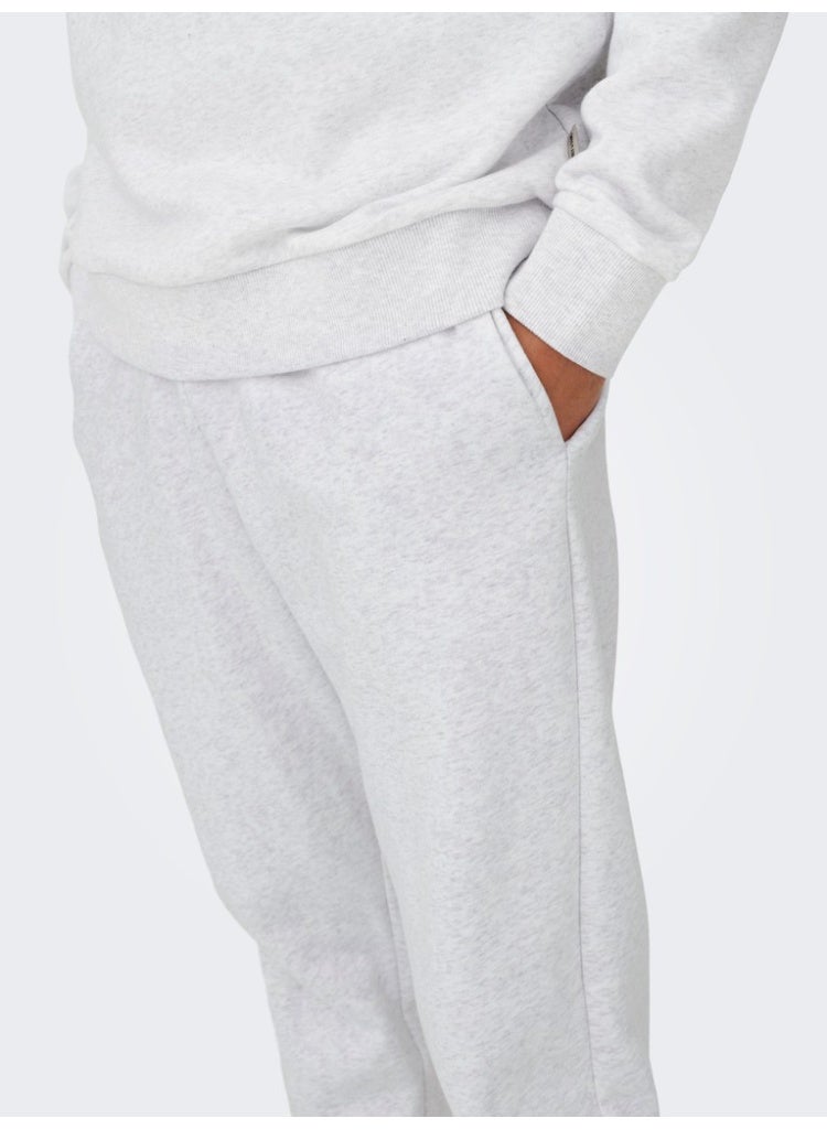 Only & Sons Men's Cotton-Polyester Knit Trousers - Image 5