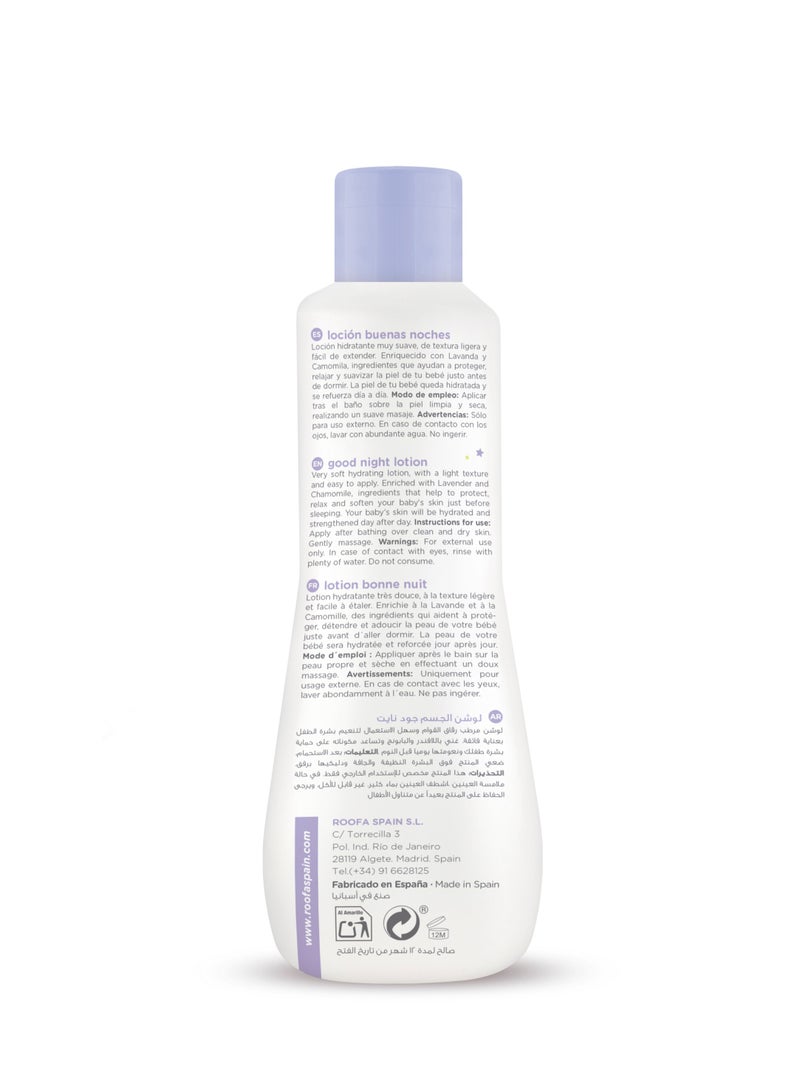 Roofa Spain Good Night Baby Lotion 200ml  - Image 2