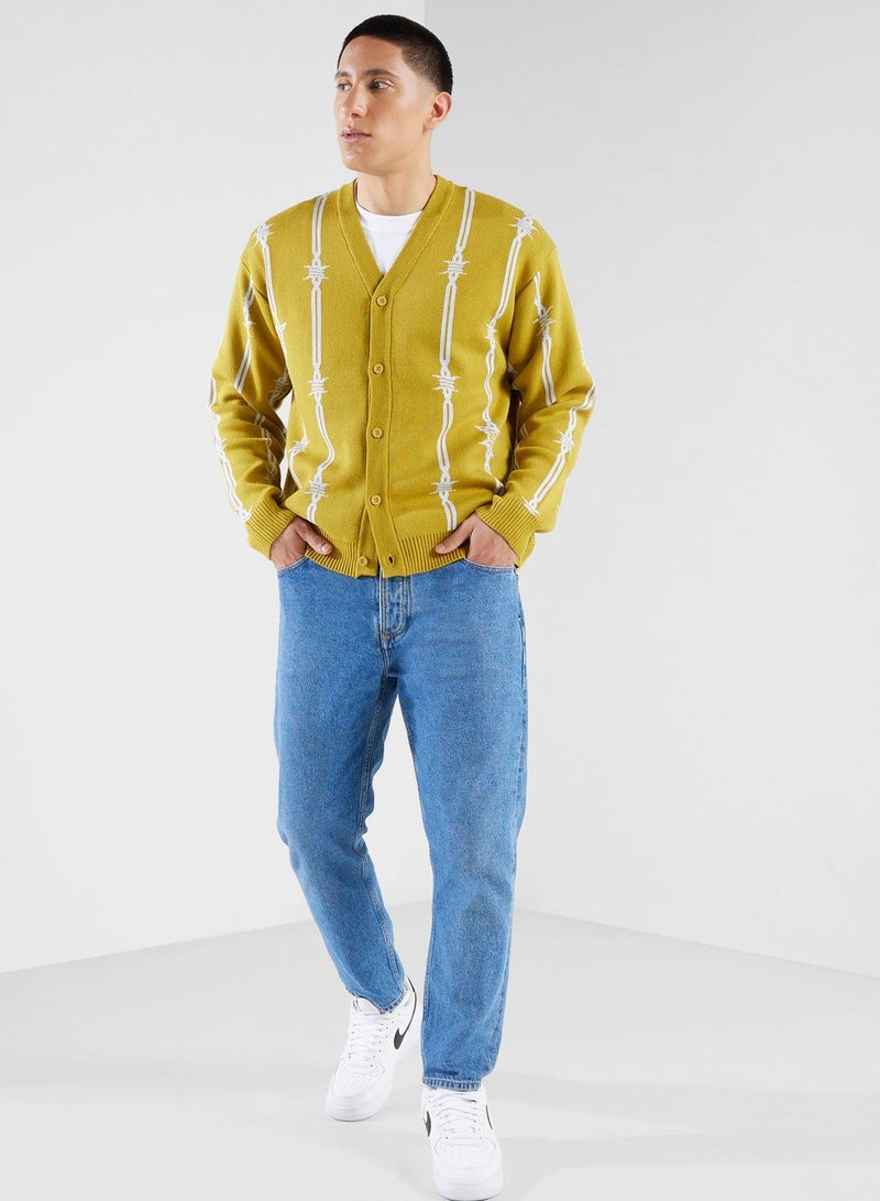 HUF Barbed Wire Cardigan Hoodie - Image 4