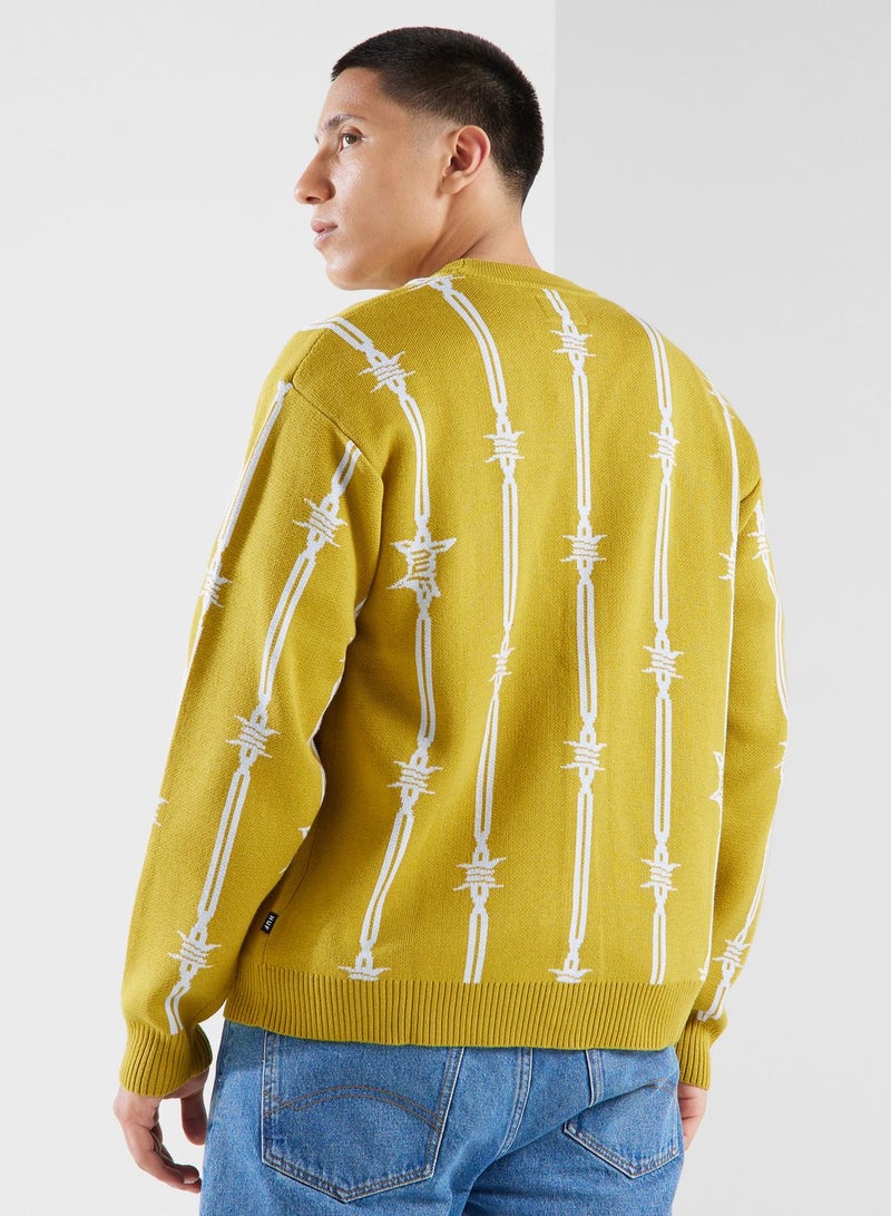 HUF Barbed Wire Cardigan Hoodie - Image 2