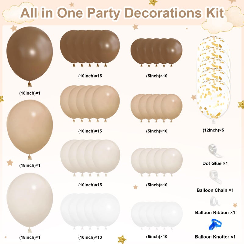 Lecheme 270 Pcs We Can Bearly Wait Baby Shower Decorations: Bear Baby Shower Banner Balloons Disposable Bear Themed Plates and Napkins Cups Tablecloth, Serve 24 - Image 4