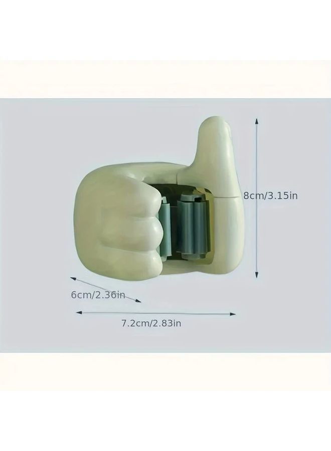 3 Pcs Adhesive Wall Mount Organizer Mop Broom Holder Bathroom Storage Shelf - Image 4