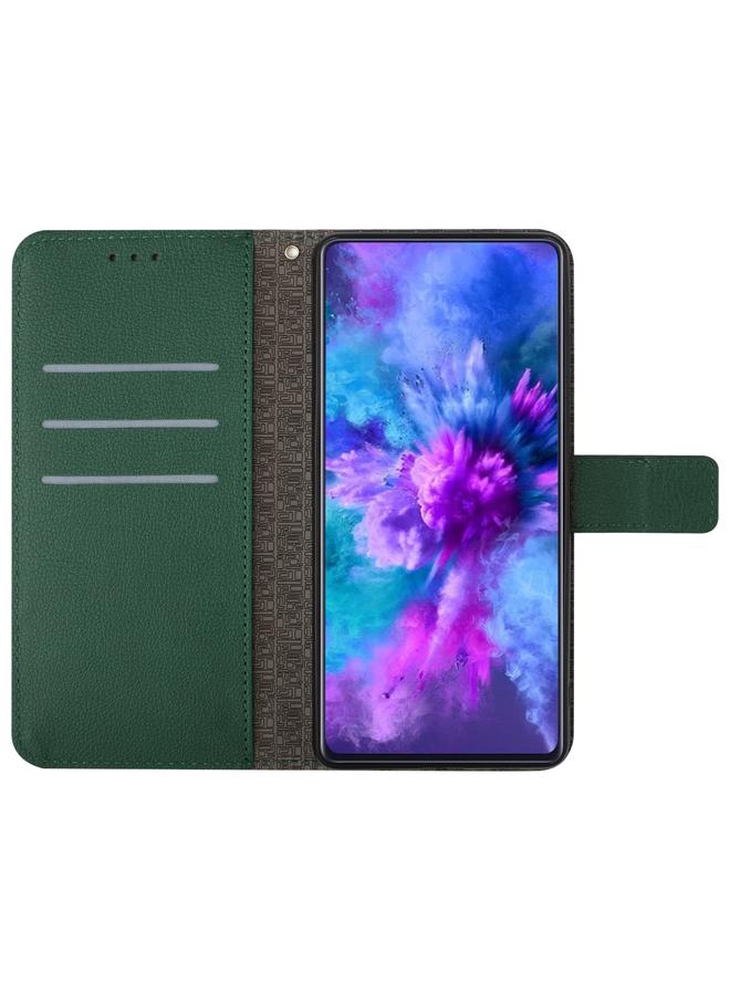 erorex Case For Sony Xperia 10 III / 10 III Lite Rhombic Grid Texture Leather Phone Case - Image 4