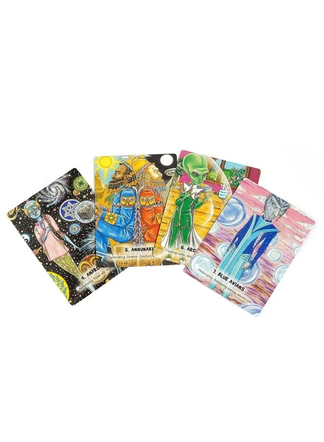 NIBEMINENT Mysterious Mars Oracle Cards 54 Tarot Cards for Destiny Divination and fortune-telling - Image 3