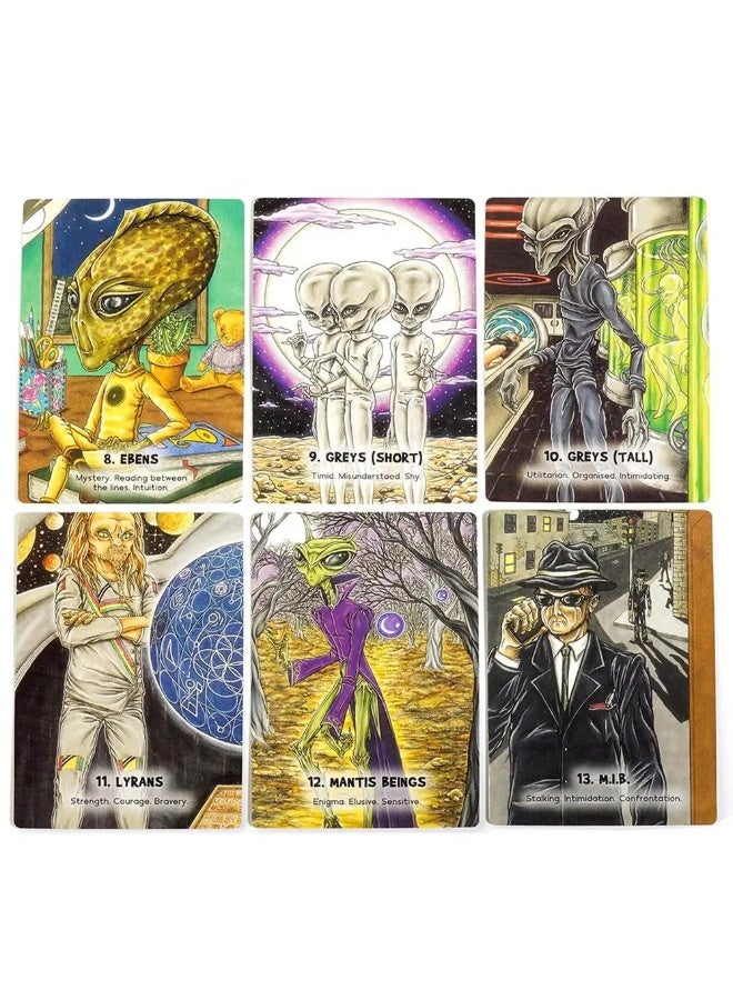 NIBEMINENT Mysterious Mars Oracle Cards 54 Tarot Cards for Destiny Divination and fortune-telling - Image 2