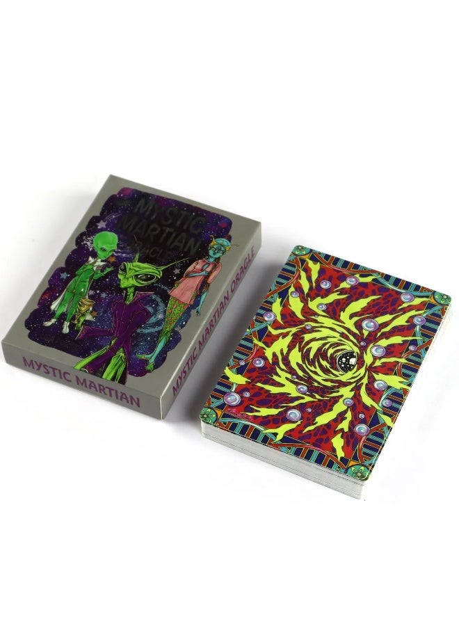 NIBEMINENT Mysterious Mars Oracle Cards 54 Tarot Cards for Destiny Divination and fortune-telling - Image 5