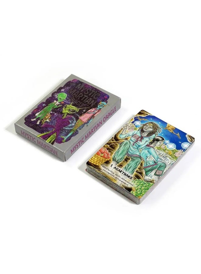 NIBEMINENT Mysterious Mars Oracle Cards 54 Tarot Cards for Destiny Divination and fortune-telling - Image 1