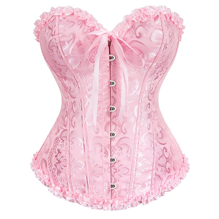 Supply Corset Six-Color Court-Style Corset, Push-Up Bust Shaper, Wedding Dress Waist Cincher For Women - Image 5