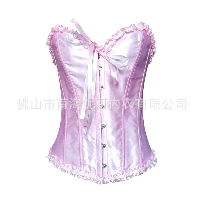 Supply Corset Six-Color Court-Style Corset, Push-Up Bust Shaper, Wedding Dress Waist Cincher For Women - Image 1