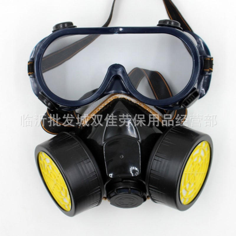 Gas mask set dust, poison, smoke, chemical coal mine aerosol, poison, activated carbon mask - Image 4