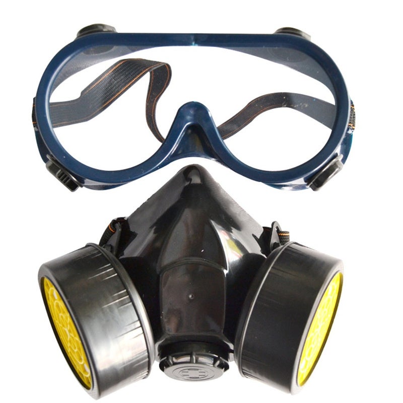Gas mask set dust, poison, smoke, chemical coal mine aerosol, poison, activated carbon mask - Image 5