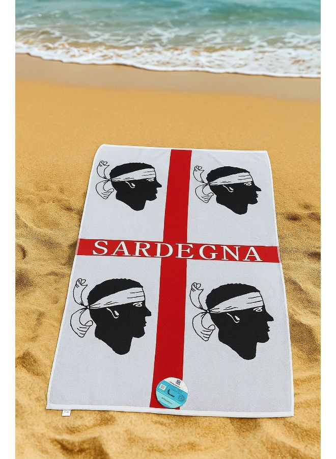Toãlla beach towel,karate player , cotton100%,86*160cm - Image 1