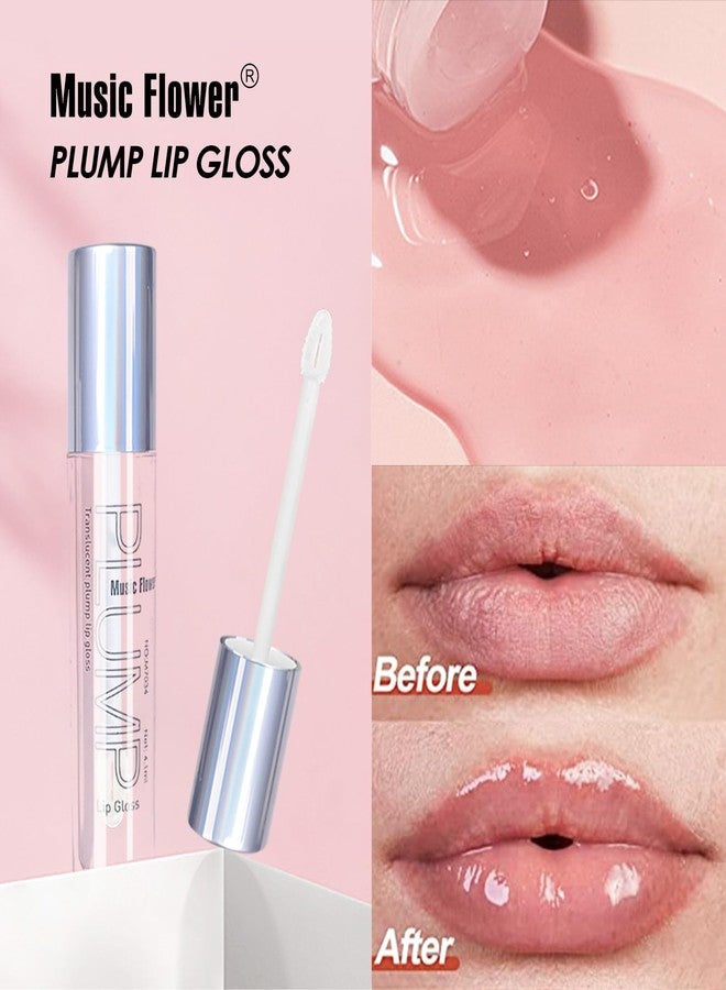 Music Flower Lip Plumper, Softer and Fuller Lips, Moisturizing Lip Care with Clear Gloss Formula - Image 4