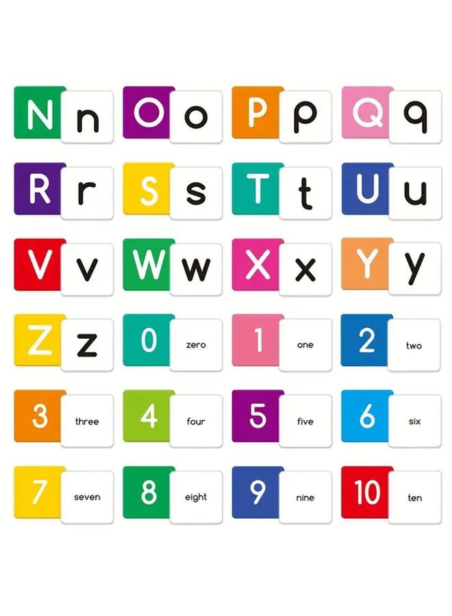 1 صندوق بطاقات تعلم الحروف الأبجدية والأرقام بطاقات تعليمية للأطفال هدايا - Image 5