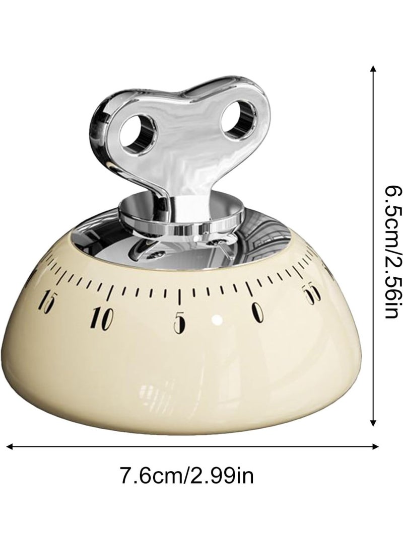 Sunspire Magnetic Rotary Timer, | Kitchen Timer with Loud Bell with Clockwork, 60 Minute Countdown Timer for Kitchen Cooking Teaching Practice Learning - Image 2