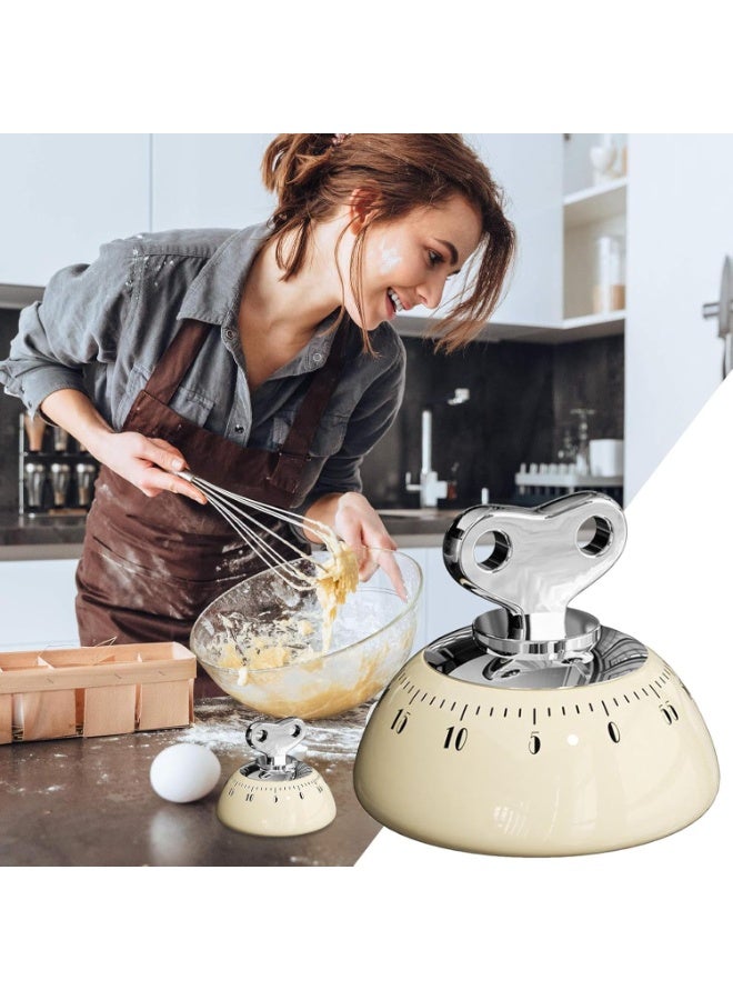 Sunspire Magnetic Rotary Timer, | Kitchen Timer with Loud Bell with Clockwork, 60 Minute Countdown Timer for Kitchen Cooking Teaching Practice Learning - Image 5