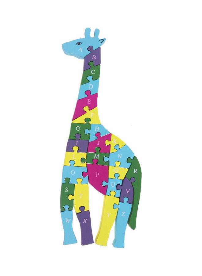 NIBEMINENT Jigsaw Puzzle Alphabets Number Learning Toy