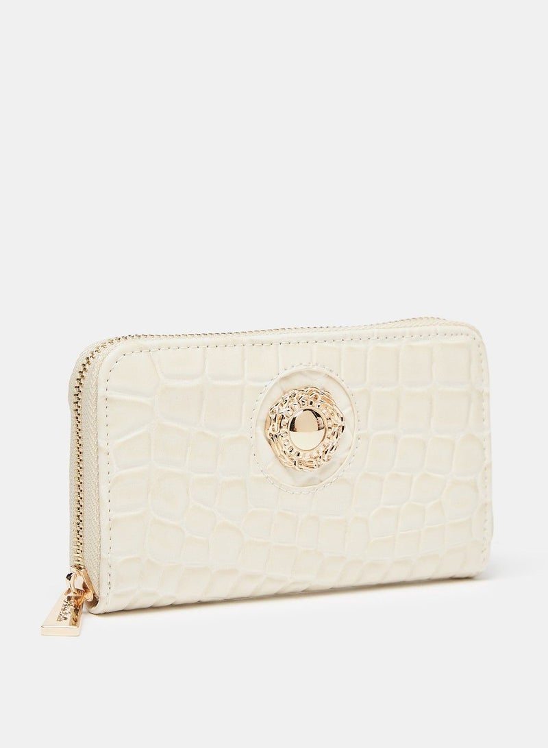 فلورا بيلا محفظة مبطنة بسحاب وحلية معدنية - Image 2