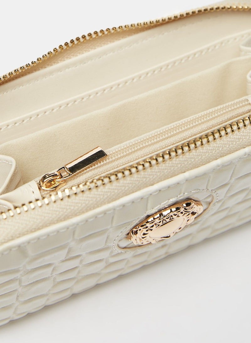 فلورا بيلا محفظة مبطنة بسحاب وحلية معدنية - Image 4