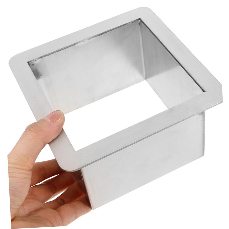 Luxshiny Drop In Trash Chute Grommet Waste Disposal System Stainless Steel For Kitchen Countertop Smooth Design Home Restaurant Office Use - Image 4
