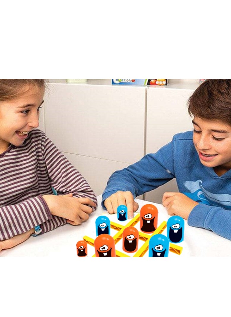 HaHaHai - Gobble Board Game, Tic Tac Toe Game, Children's Educational Educational Puzzle Game Toy Toys, Parent-child Early Education Family Interactive Board Game Classic 3d Board Game - Image 1