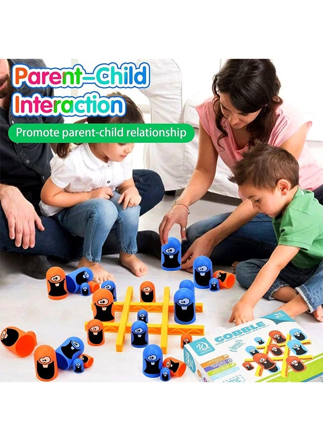 HaHaHai Gobble Board Game – Big Eat Small 3D  Strategy Toy, Parent-Child Interactive Family Puzzle Game, Educational Board Game for Kids Boys & Girls, Early Learning Brain Training - Image 4