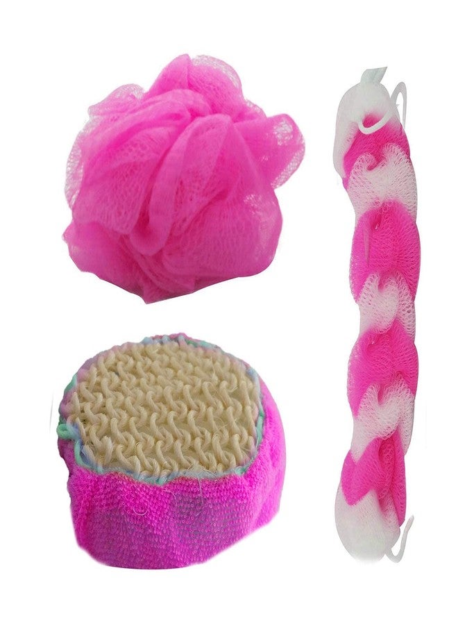 Fully Loofah For Bathing | Bath Shower Loofah Sponge Scrubber Exfoliate For Women and Men | Bathing Sponge | Body Wash Scrub For Bathing | Body Bath Scrubber For High Lather Cleansing Multicolor - Image 1