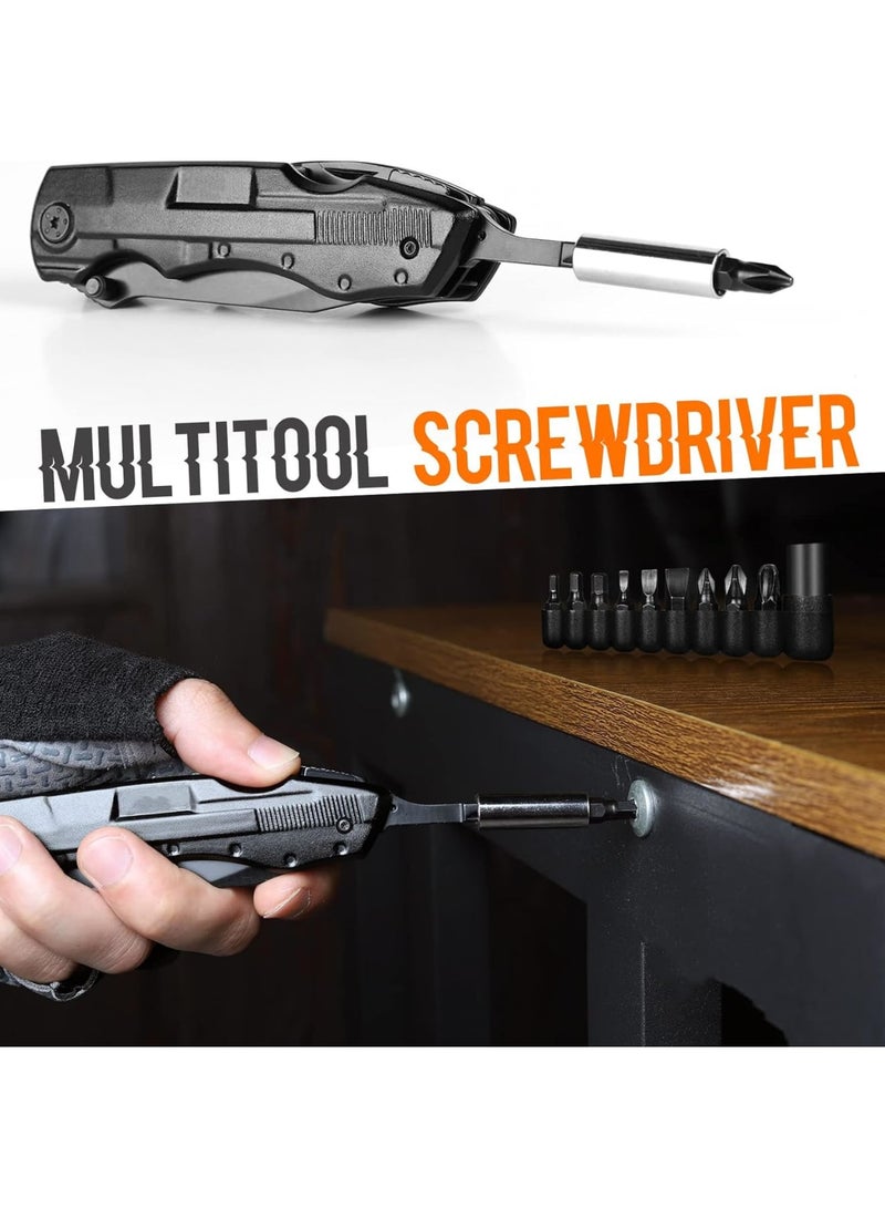 Zikra Gifts for Men Him Dad, Pocket Multi-Tool, Stocking Stuffers, Anniversary Birthday Gifts for Husband Boyfriend Guy Groomsmen, Father's Day Dad Gifts, Cool Gadget for Hiking, Camping, Outdoor - Image 4