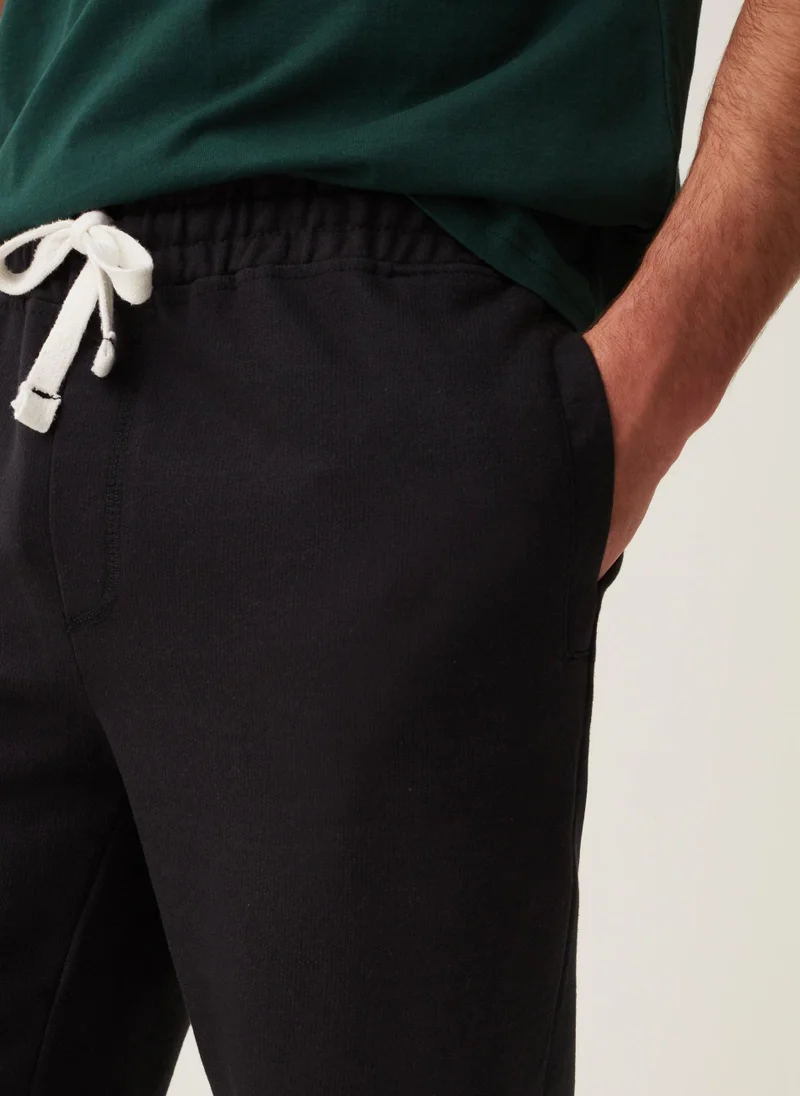 Ovs Ovs Grand&Hills Fleece Bermuda Joggers With Print
