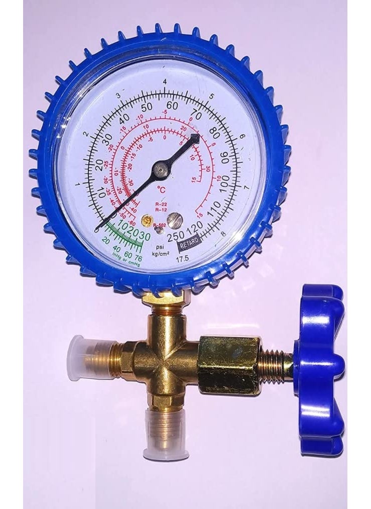 SANAVYA SANAVYA Household Supplies Refrigeration Tools Single 30Psi To 250Psi Meter Manifold Digital Pressure Gauge Air Conditioner Refrigerant 410 R22 R12 R134 Refrigerant Filling Device  - Image 2