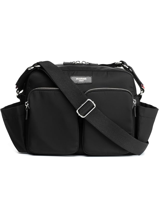 storksak Eco Stroller Diaper Bag Black - Image 1