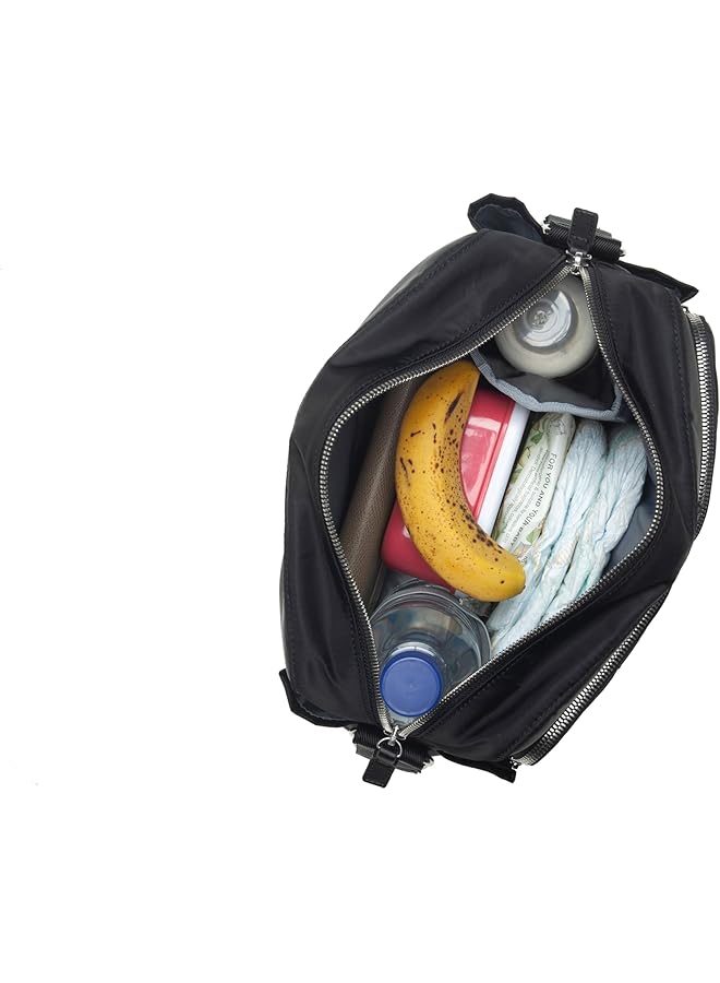 storksak Eco Stroller Diaper Bag Black - Image 3