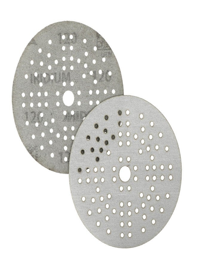 Mirka Iridium 5-Inch Sandpaper, 120 Grit - 50-Pack Hook & Loop Discs for Automotive, Wood, Wall & Body Sanding - Premium Car Sanding Paper - Image 2