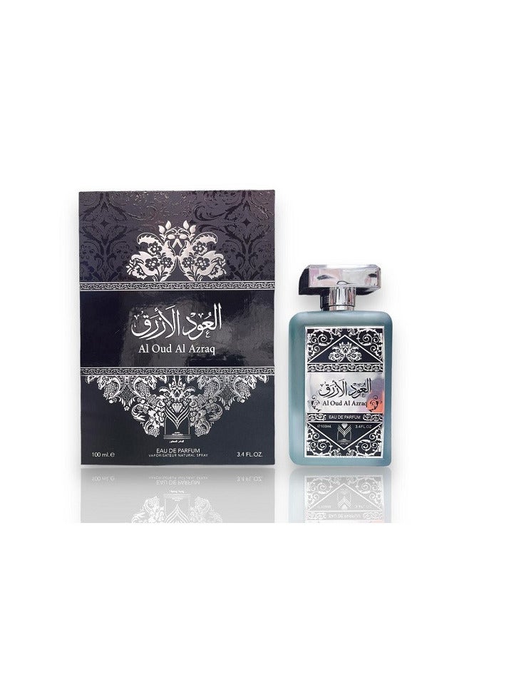 Al Maas Almaas Al Oud Al Azraq EDP 100ml - Image 2