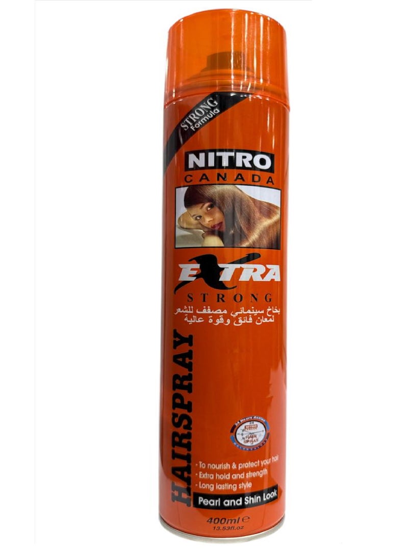 نيترو كندا بخاخ مصفف الشعرلمعان فائق وقوة عالية  400 مل