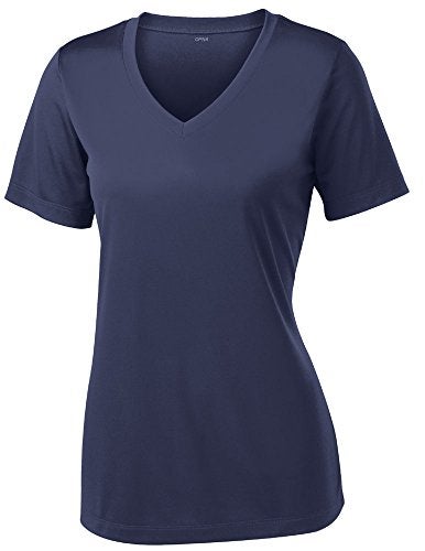 Opna Women's Short Sleeve Moisture Wicking Athletic Shirts Navy - Image 1